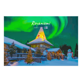 Rovaniemi, Finland - Magic Aurora  Photo Print