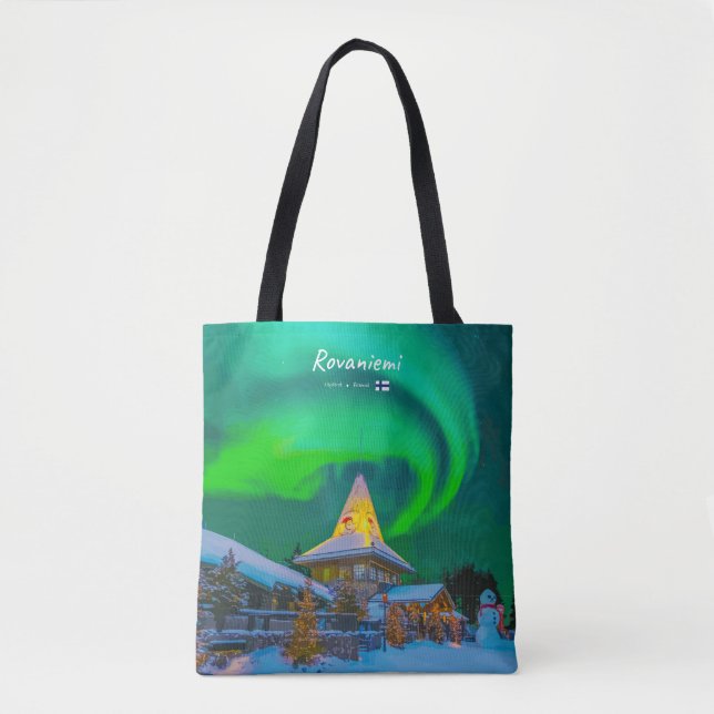 Rovaniemi, Finland - Magic Aurora  Tote Bag (Front)