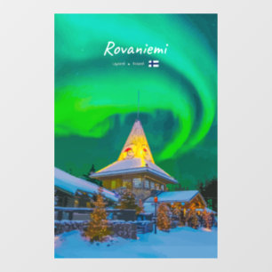Rovaniemi, Finland - Magic Aurora Window Cling