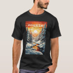 Rovaniemi Finland Travel Art Vintage T-Shirt<br><div class="desc">Rovaniemi retro vector travel design. Rovaniemi is the capital of Lapland,  in northern Finland.</div>