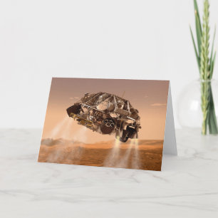 Rover & Descent Stage For Mars Science Laboratory Card