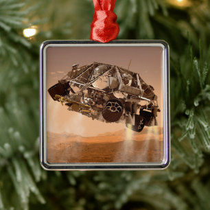Rover & Descent Stage For Mars Science Laboratory Metal Tree Decoration