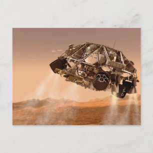 Rover & Descent Stage For Mars Science Laboratory Postcard