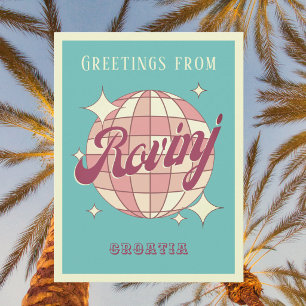 Rovinj Croatia Hrvatska Retro Vintage Postcard