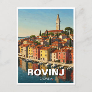 Rovinj Croatia Travel Postcard