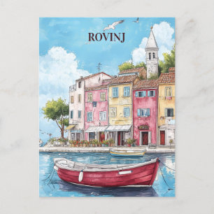 Rovinj Croatia Travel Postcard