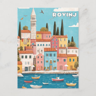 Rovinj Croatia Travel Postcard