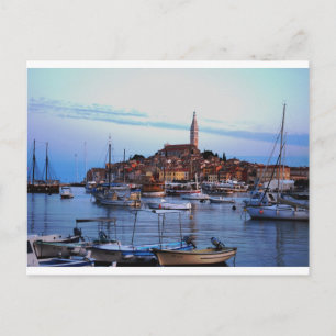 Rovinj Harbour, Croatia Postcard