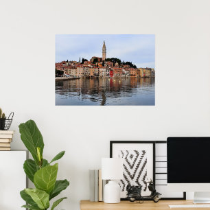 Rovinj Shore Line Poster