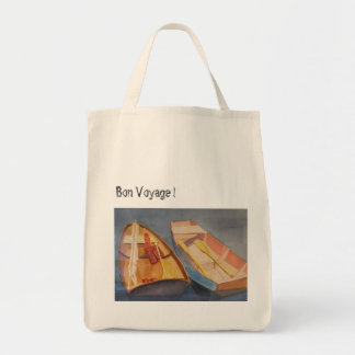 Row Boat Tote ' Bon Voyage"