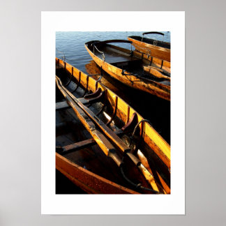 Row Boats at Derwentwater: the Lake District Poster