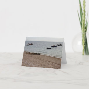 Row Boats Holiday Card
