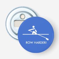 Row harder fun caption sporty blue