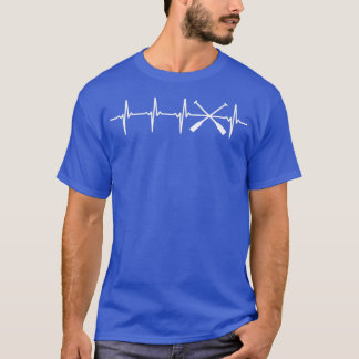 Row Heartbeat Gift For Rowers T-Shirt