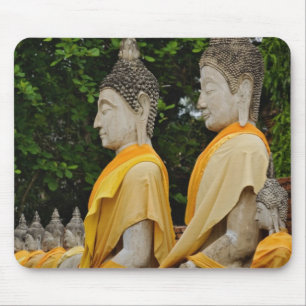 Row of Buddha statues, Wat Yai Chaya Mongkol Mouse Mat
