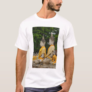 Row of Buddha statues, Wat Yai Chaya Mongkol T-Shirt