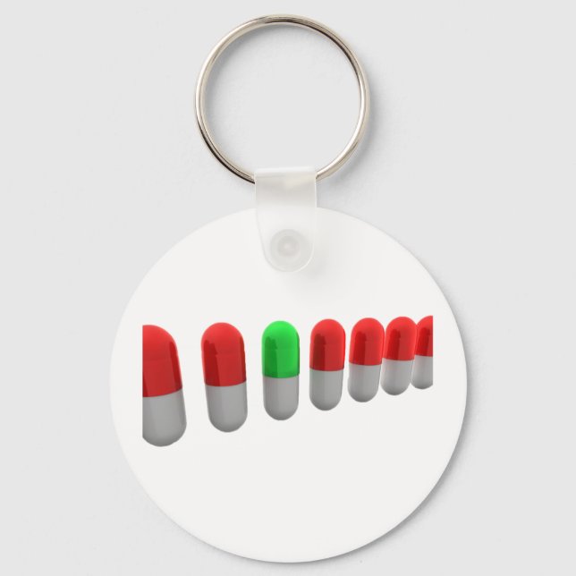 Row Of Capsules Keychain (Front)