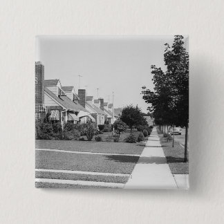 Row of Houses 15 Cm Square Badge
