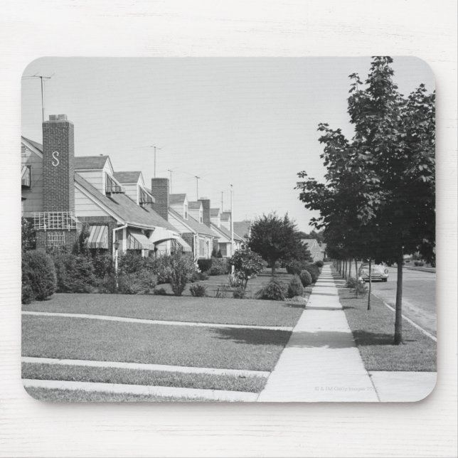 Row of Houses Mouse Mat (Front)