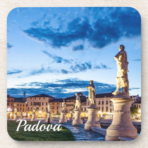 Row of illuminated statues Padova Coaster