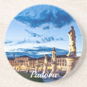 Row of illuminated statues Padova Coaster