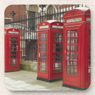 Row of phone boxes at the back of the Royal Coaster
