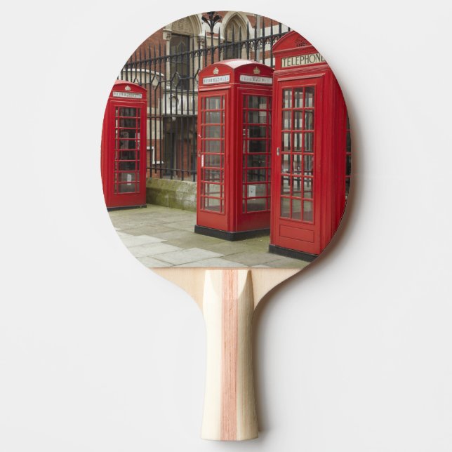 Row of phone boxes at the back of the Royal Ping Pong Paddle (Front)