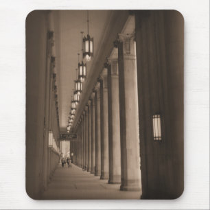 Row of Pillars - Civic Opera House - Chicago Mouse Mat