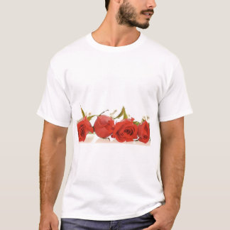Row of Roses (2) Your Words and Dates T-Shirt