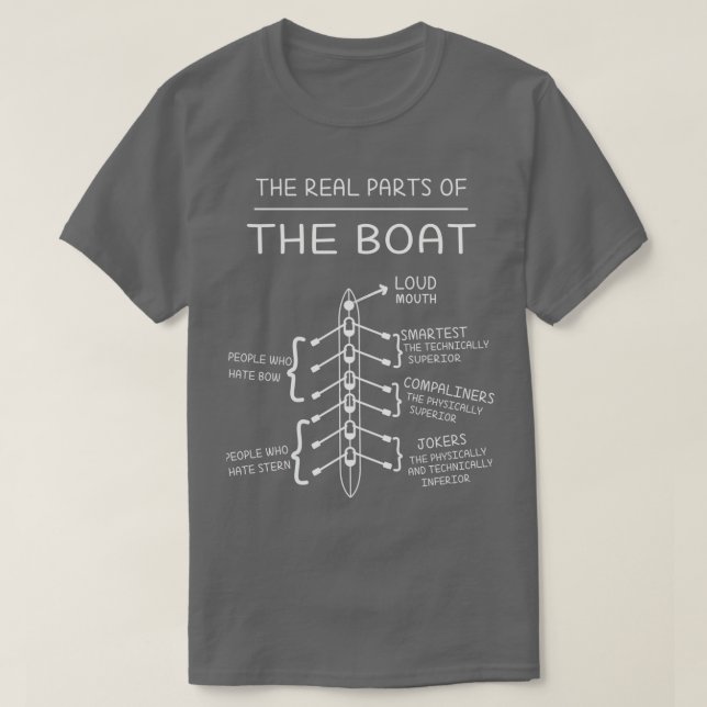 Row Rower Rowing Team Coxswain Rowers Oar T-Shirt (Design Front)