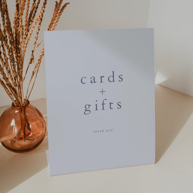 ROWAN Boho Boy Blue Unique Simple Cards and Gifts Pedestal Sign (ROWAN Boho Boy Blue Unique Simple Cards and Gifts Pedestal Sign)