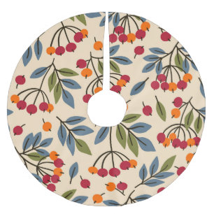 Rowan Branches: Textile Vintage Charm Brushed Polyester Tree Skirt