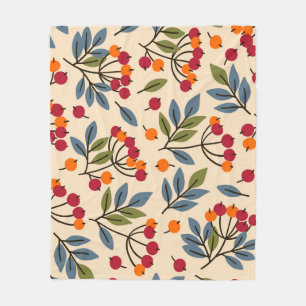 Rowan Branches: Textile Vintage Charm Fleece Blanket