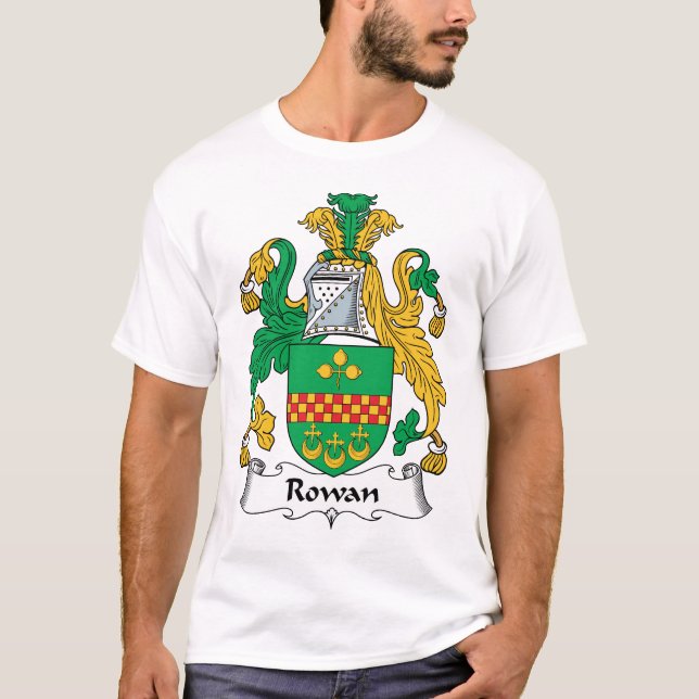 Rowan Family Crest T-Shirt (Front)