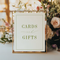 ROWAN Green Cards and Gifts Poster