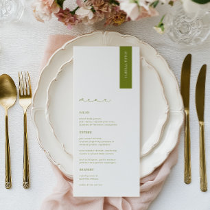 ROWAN Modern Wedding Place Card