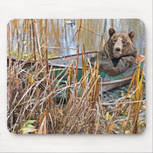 Rowboat Bear Mouse Mat