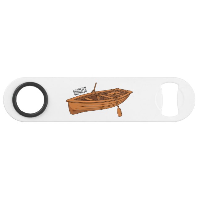 Rowboat cartoon illustration (Front (Horizontal))