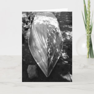 Rowboat in Black and White, Blank Inside Card