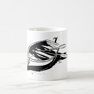 Rowboat Sketch Coffee Mug