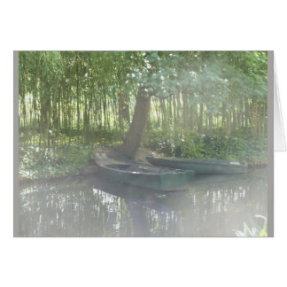 Rowboats at Monet's Garden, France