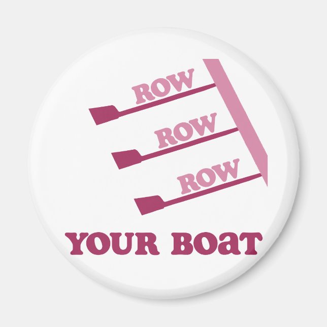 RowChick Row Row Row Your Boat Magnet (Front)