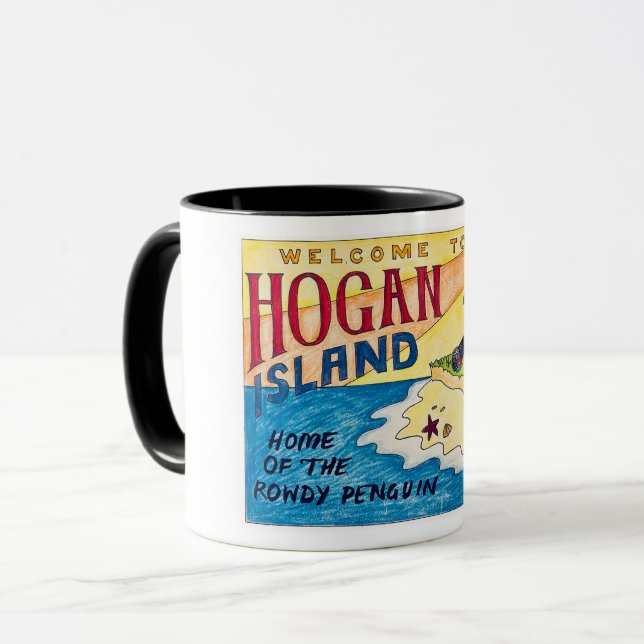 Rowdy Penguin Mug (Front Left)