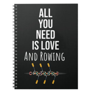 Rower Gifts Rowing Crew Racing Boat Sport Notebook