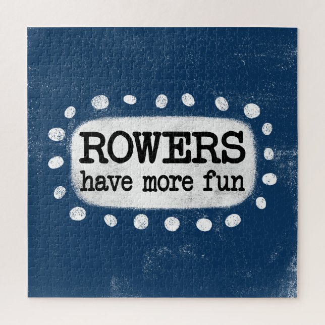 Rowers Have More Fun Jigsaw Puzzle (Vertical)