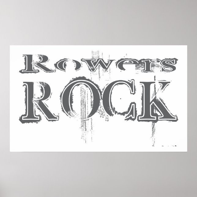 Rowers Rock Poster (Front)
