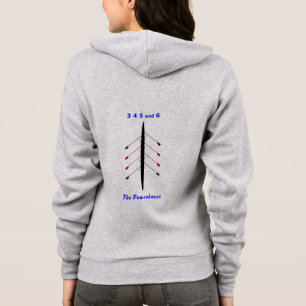 Rowing 3 4 5 6 powerhouse hoodie