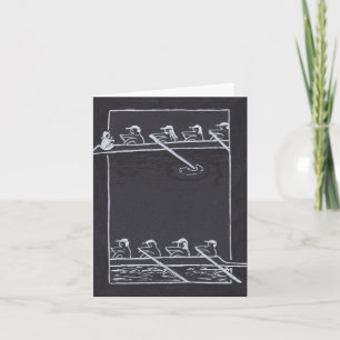Rowing 8's Greeting Card