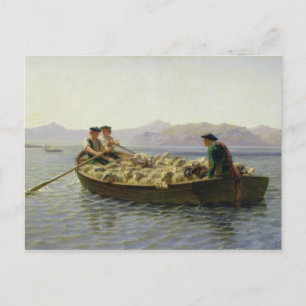Rowing-Boat, 1863 Postcard