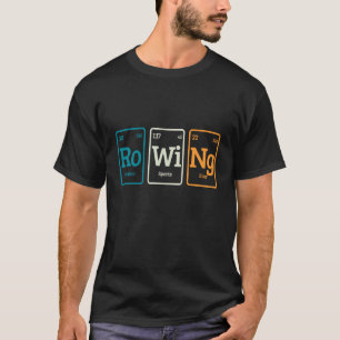 Rowing Boat Crew Funny Rower Coxswain Sculling Vin T-Shirt